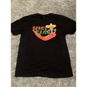 Size Large - Spicy Taco Tee “Black”